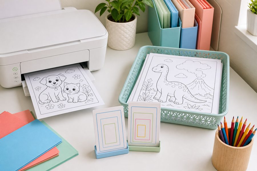 Season coloring pages grouped by spring, summer, autumn, and winter