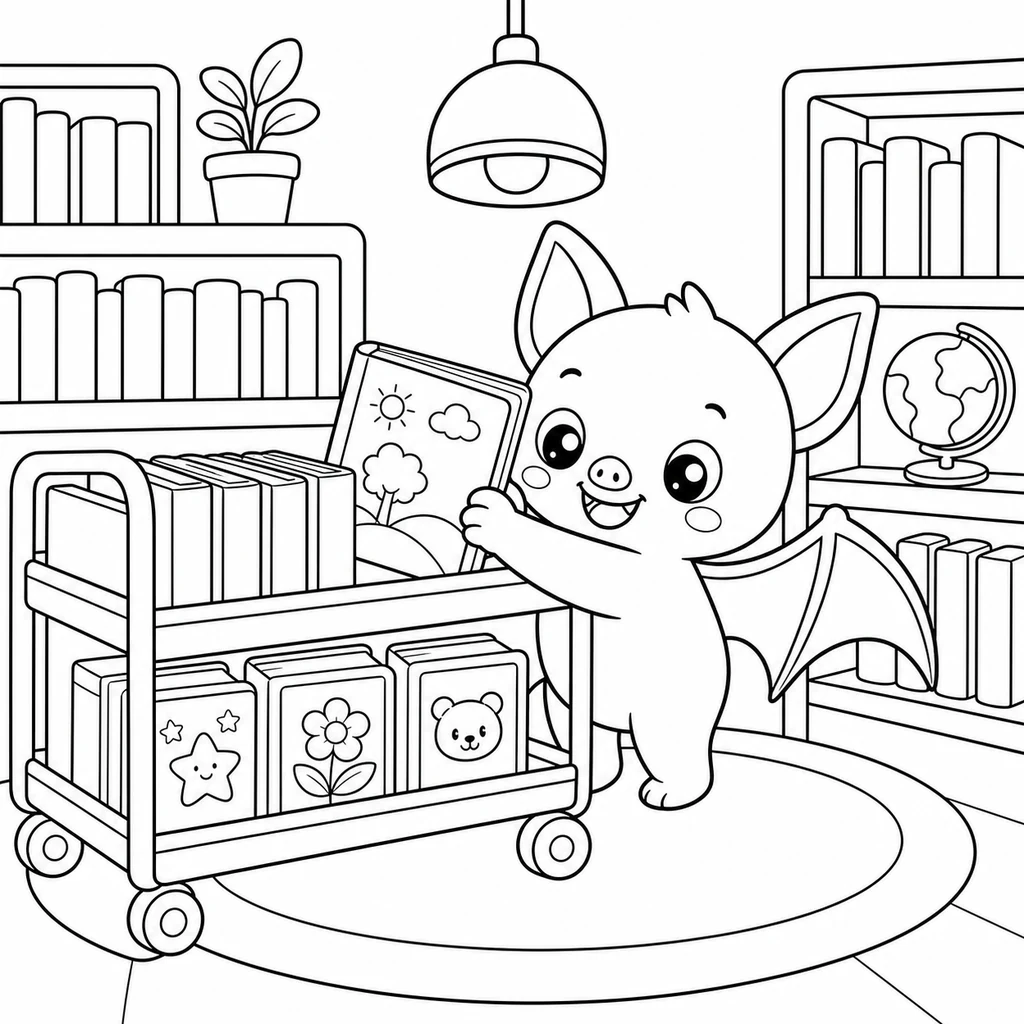 Disegno di Pipistrello 37 da colorare