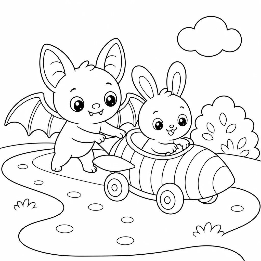 Disegno di Pipistrello 20 da colorare