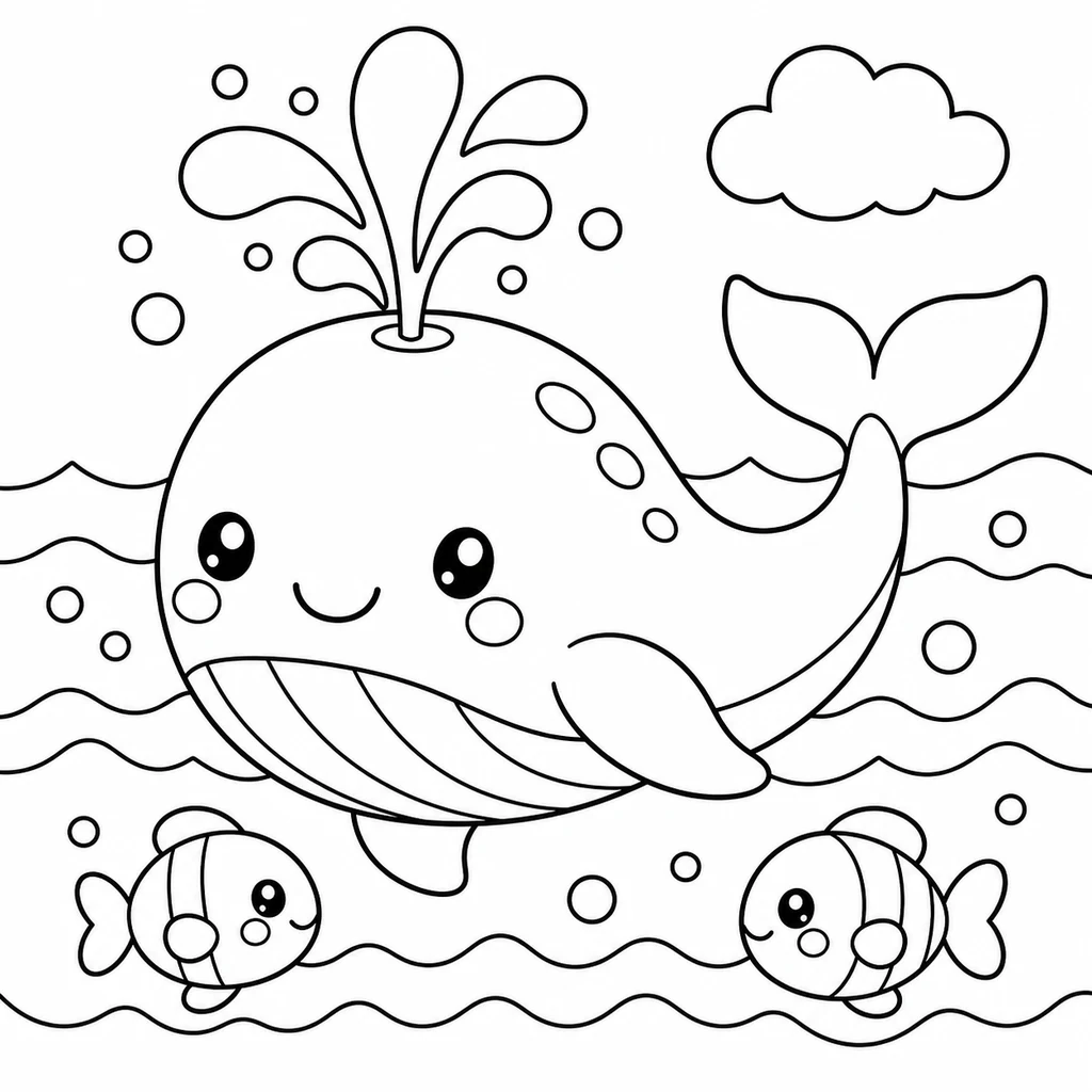 Coloriage : Plage n°4