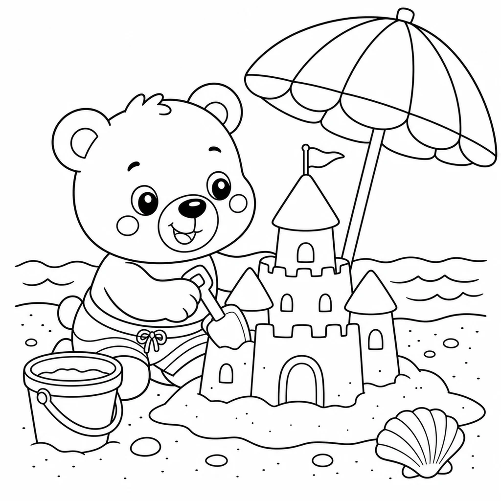 Disegno di Orso 2 da colorare