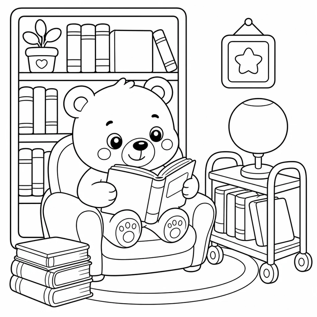 Disegno di Orso 3 da colorare