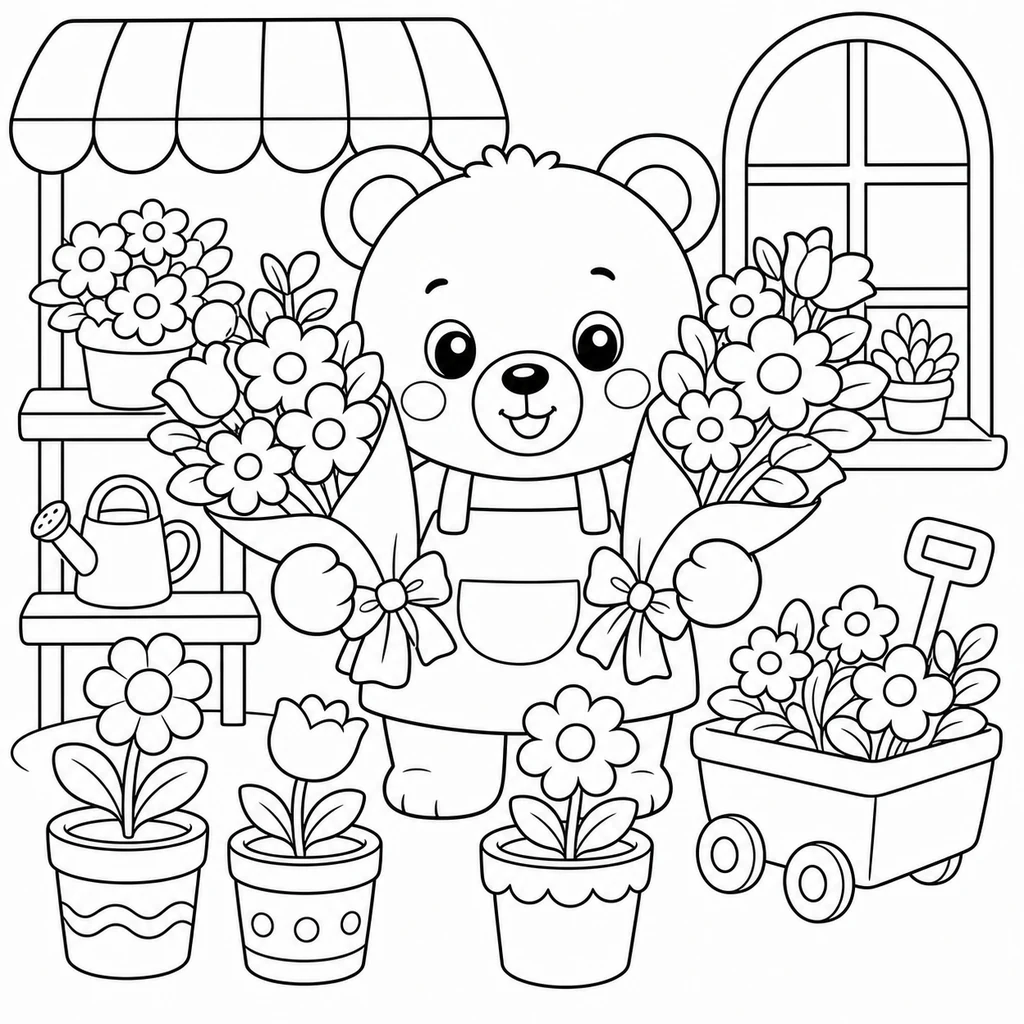 Disegno di Orso 6 da colorare