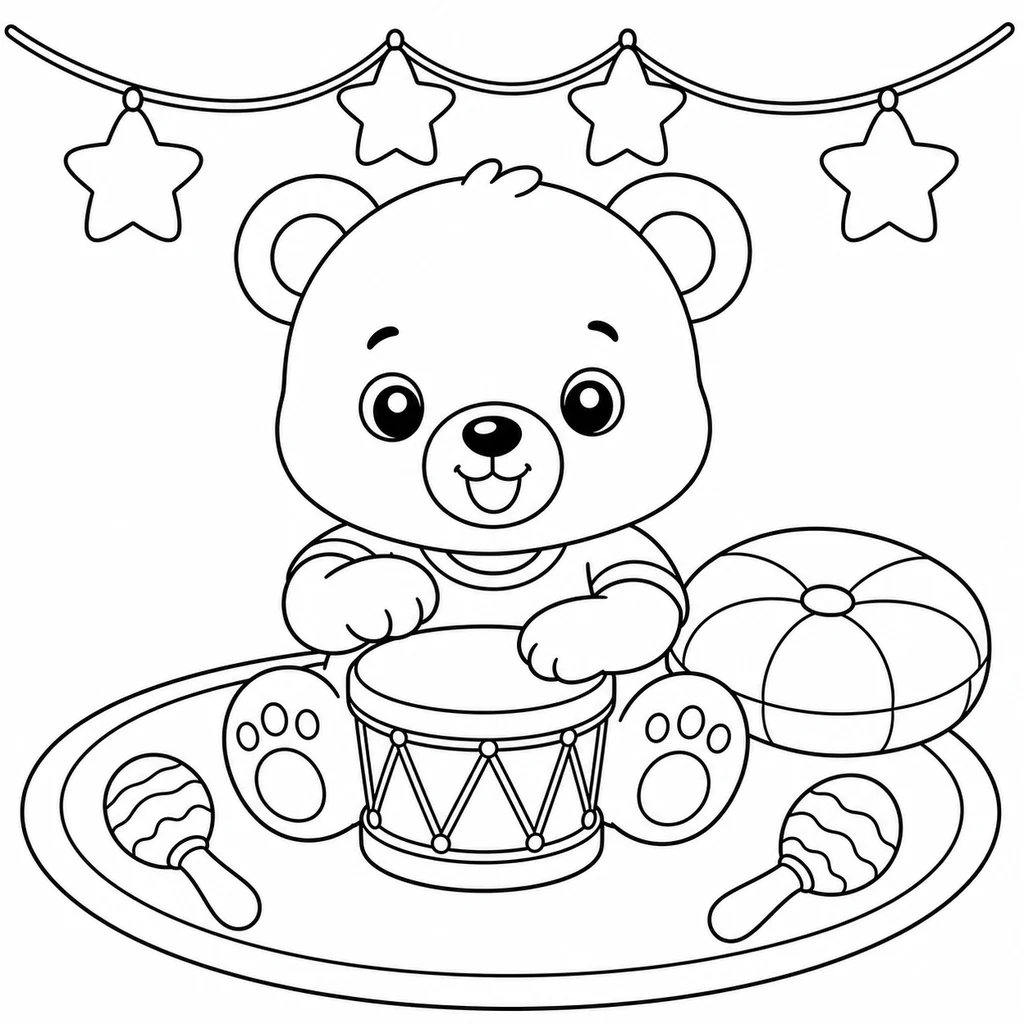 Disegno di Orso 7 da colorare