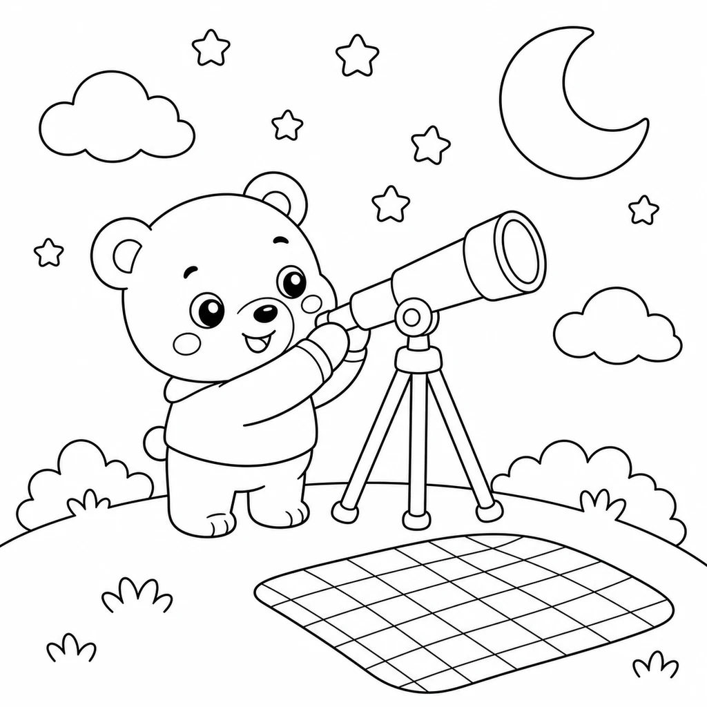 Disegno di Orso 9 da colorare