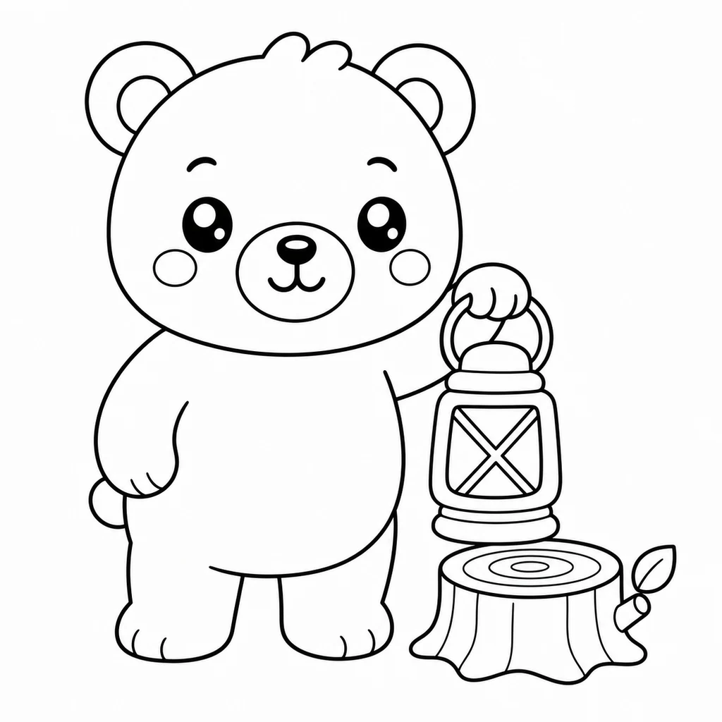 Disegno di Orso 16 da colorare