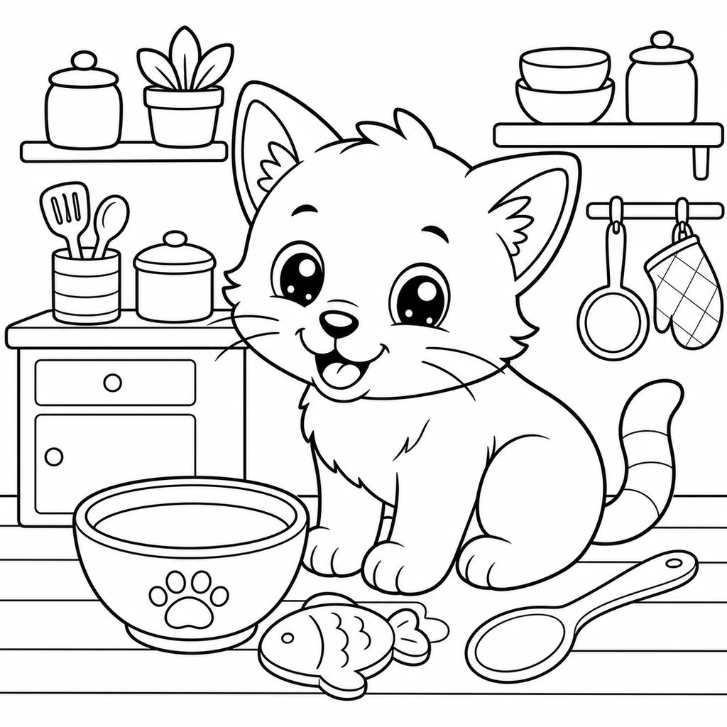 Коти для розмальовування