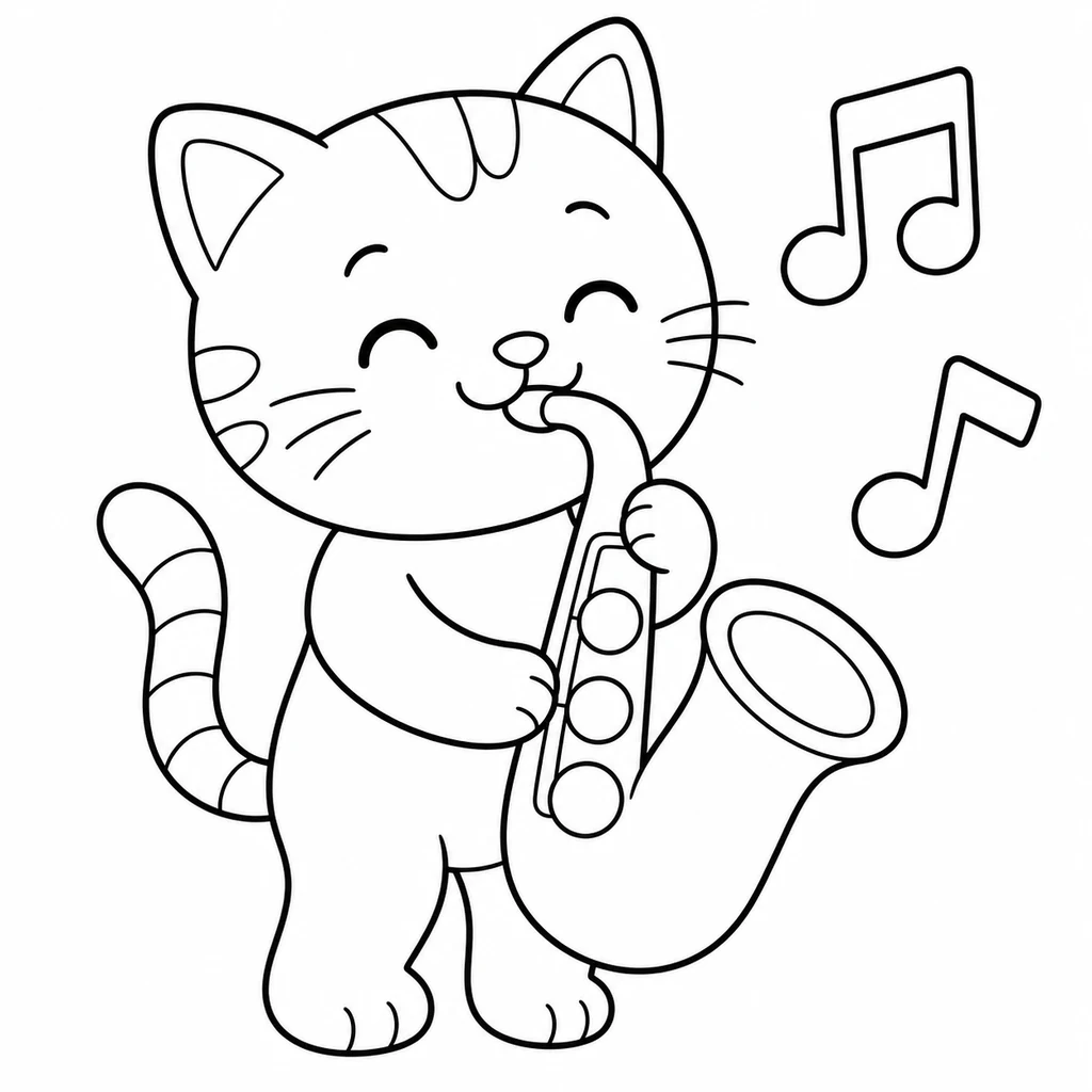 Coloriage de chat 101