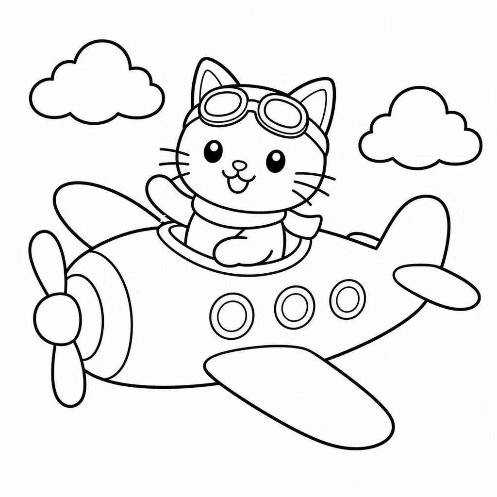 Coloriage de chat 130