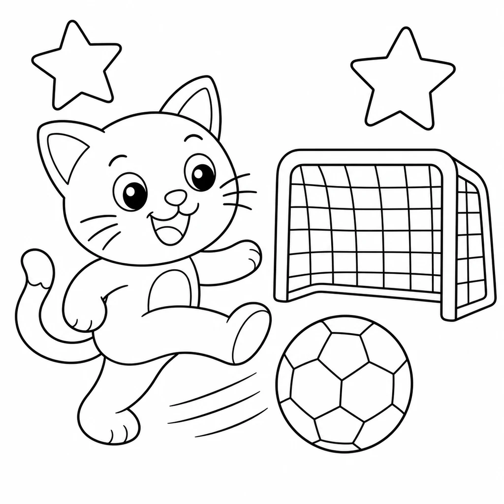 Coloriage de chat 62