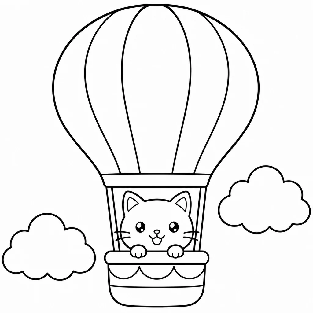 Coloriage de chat 87