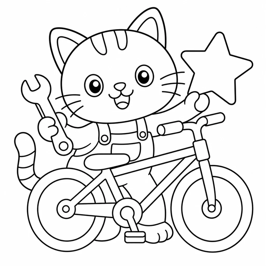 Coloriage de chat 94