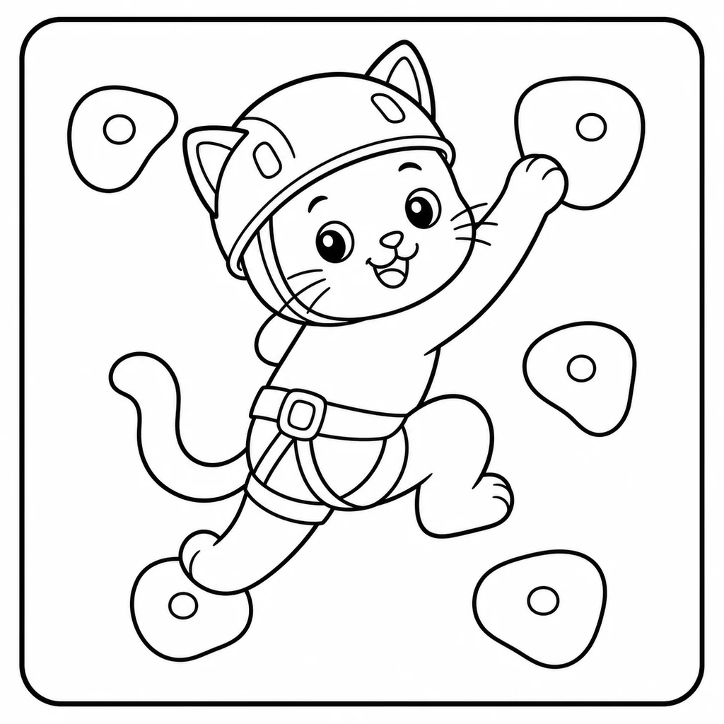 Coloriage de chat 95