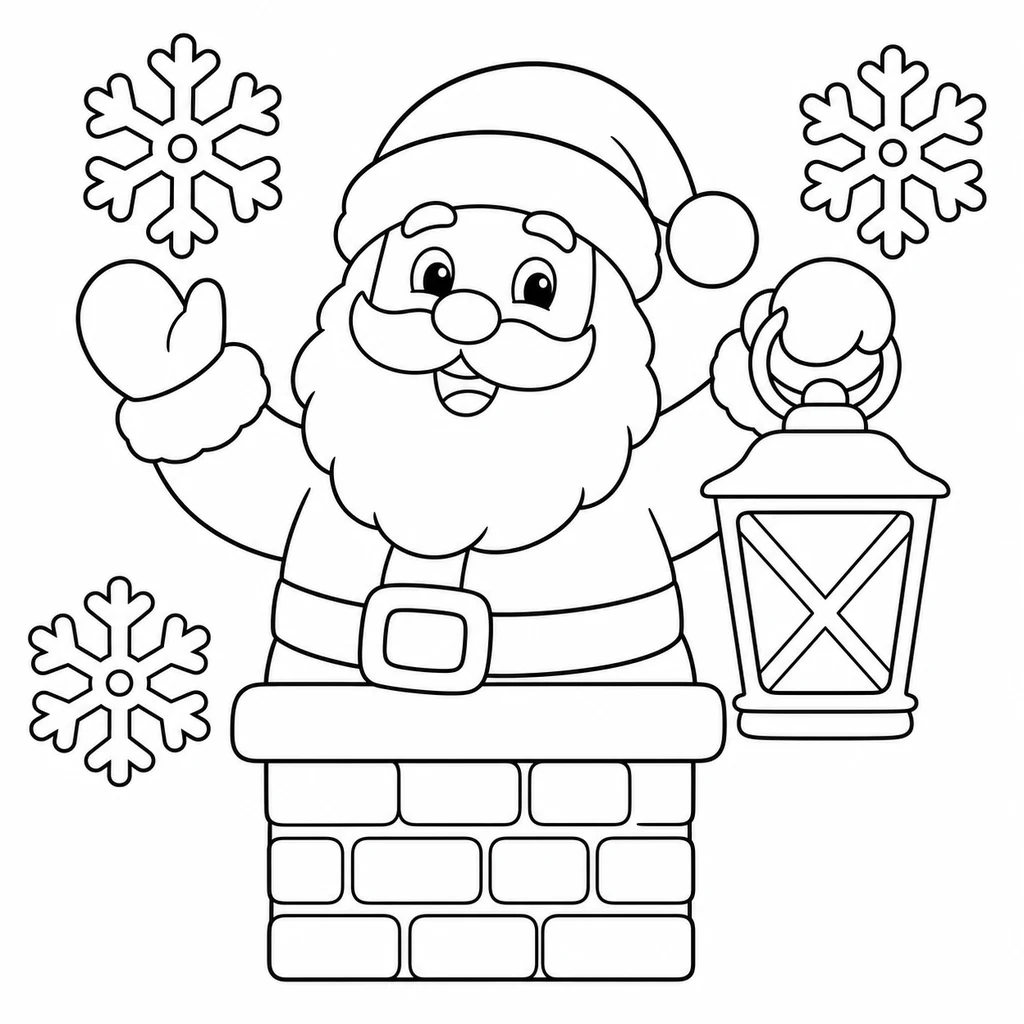 Disegno di Natale 11 da colorare