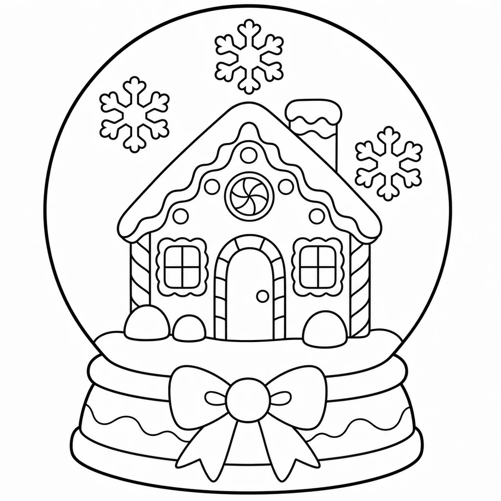 Disegno di Natale 19 da colorare