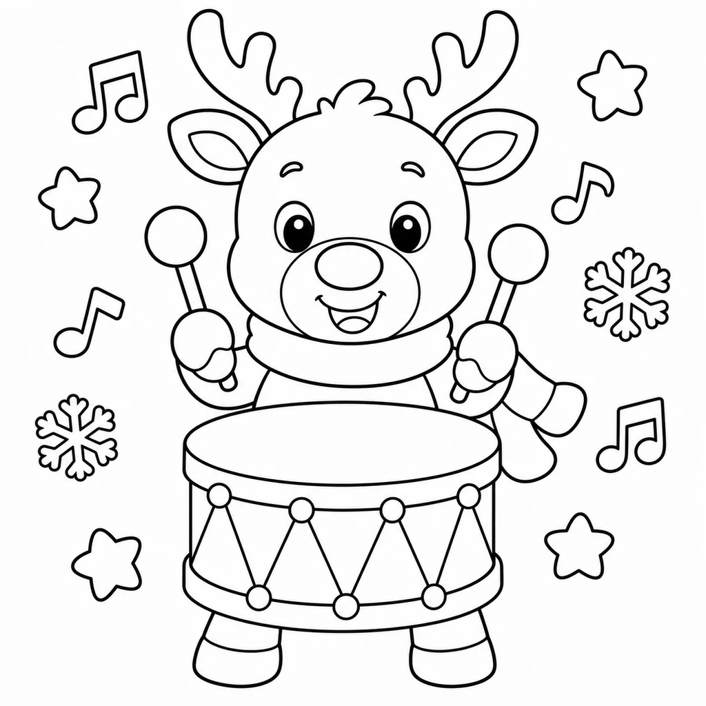 Disegno di Natale 22 da colorare