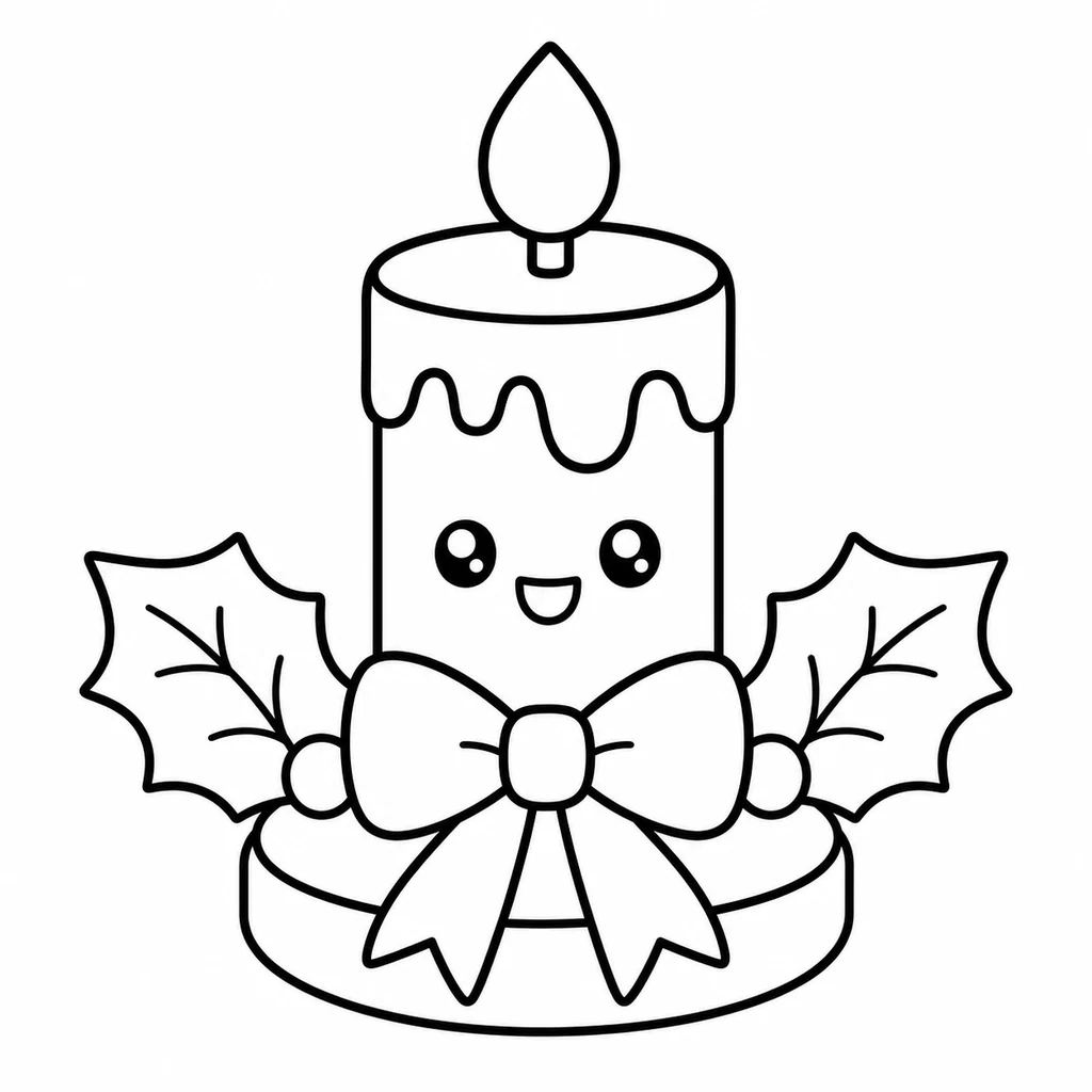 Disegno di Natale 31 da colorare