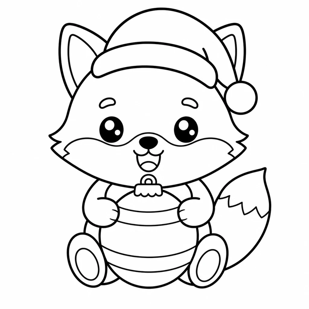 Disegno di Natale 36 da colorare
