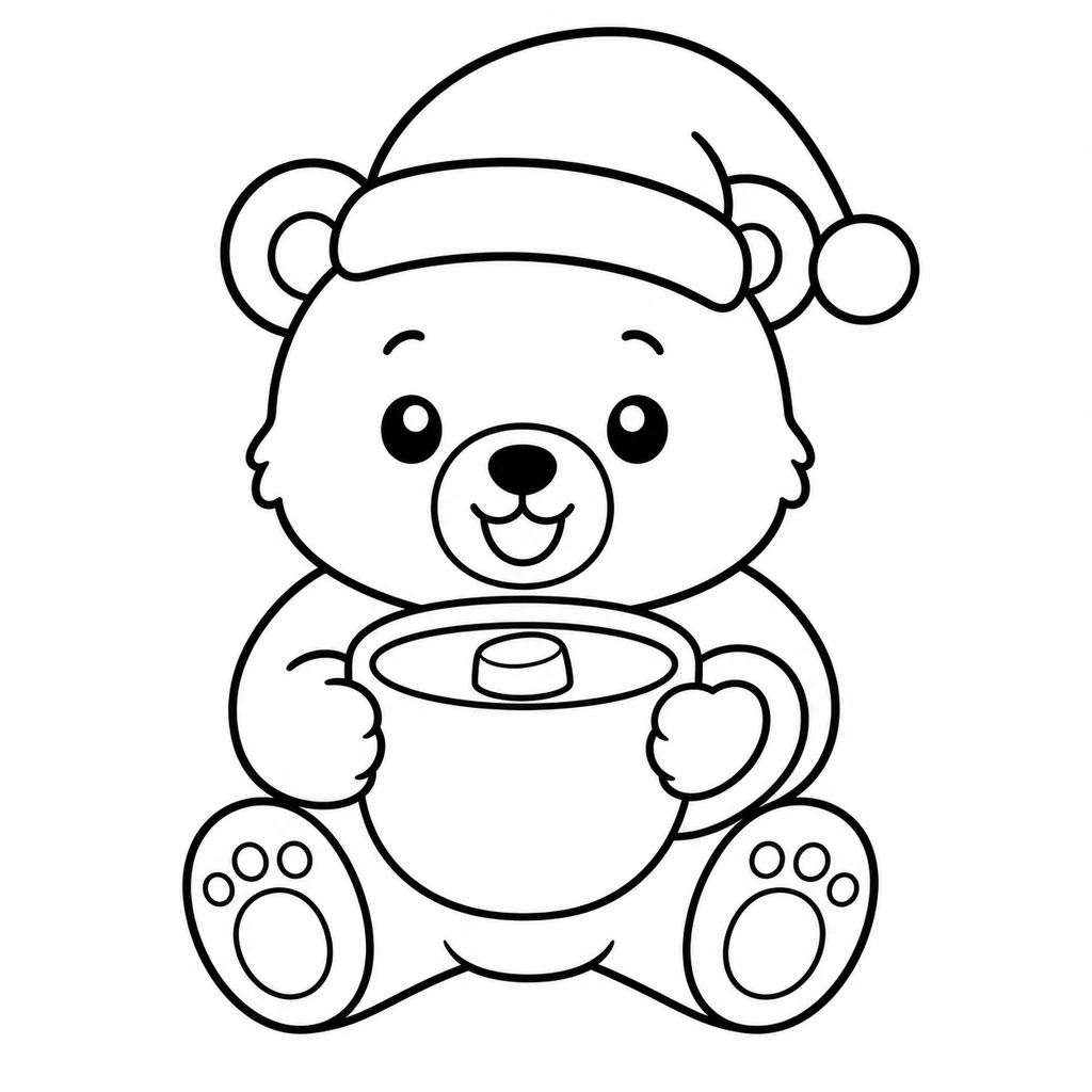 Disegno di Natale 38 da colorare