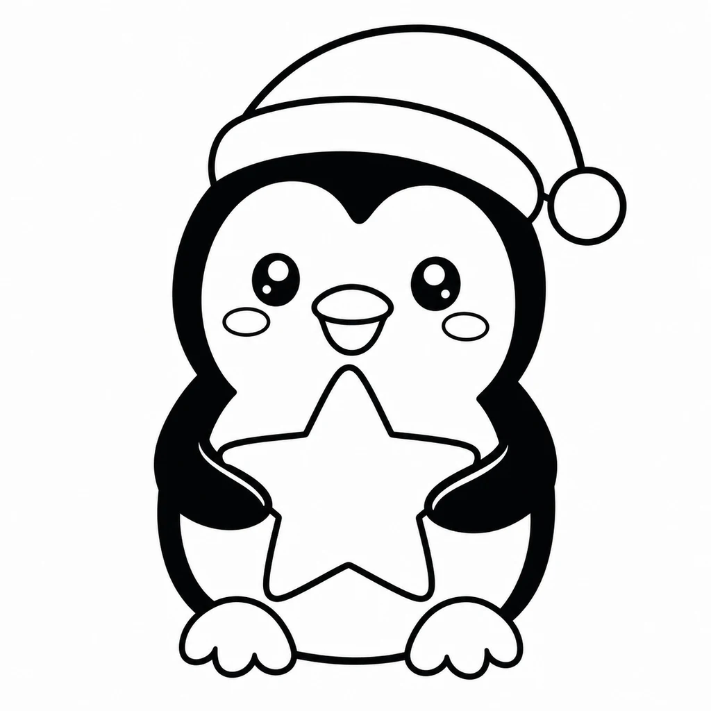 Disegno di Natale 39 da colorare