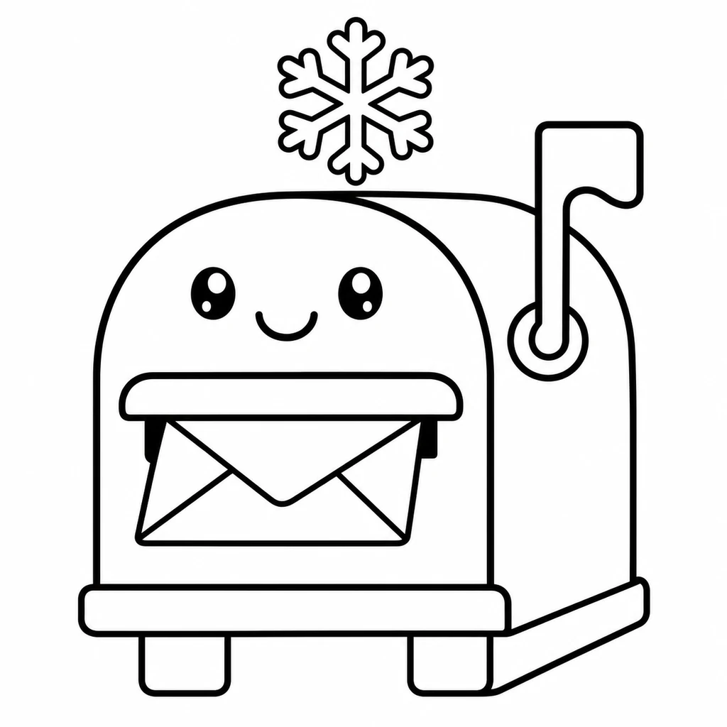Disegno di Natale 41 da colorare