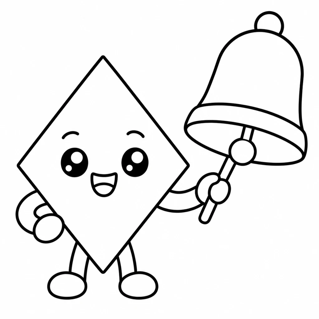 Ausmalbild Diamant 36