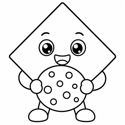 Ausmalbild Diamant 37