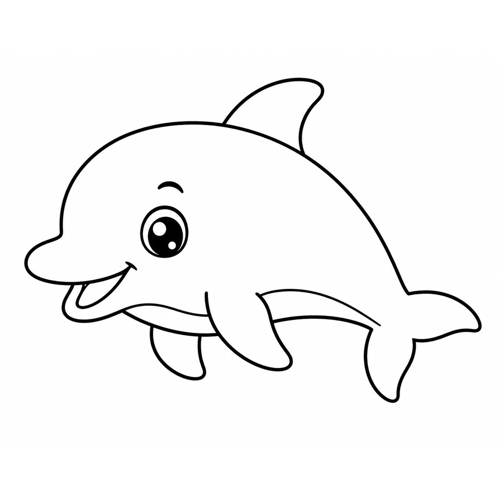 Coloriages de dauphins