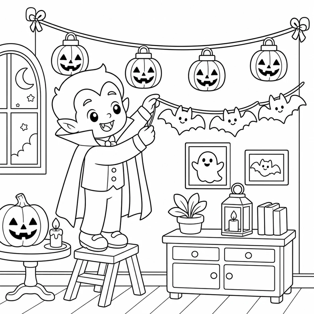 Disegno di Halloween 2 da colorare