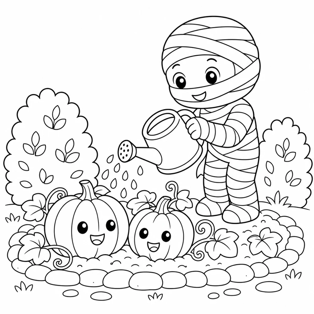 Disegno di Halloween 3 da colorare