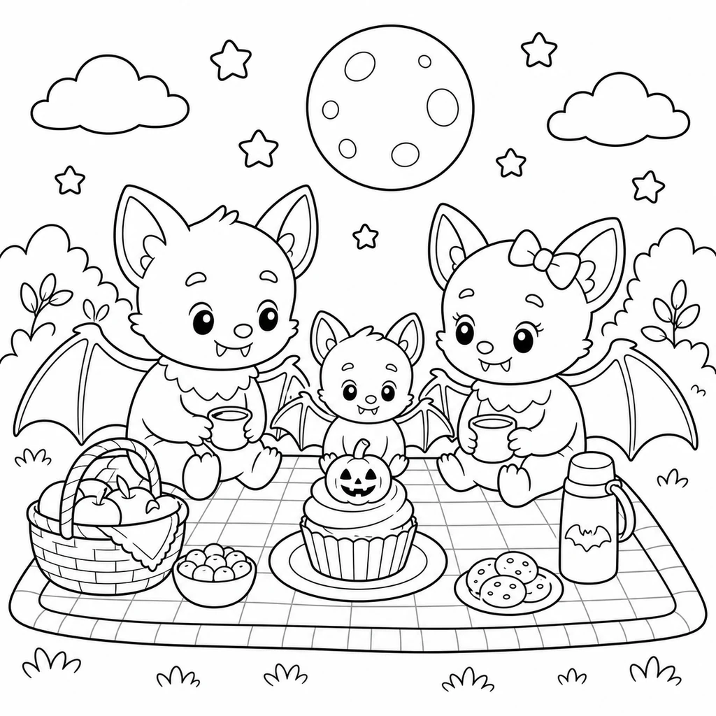 Disegno di Halloween 5 da colorare