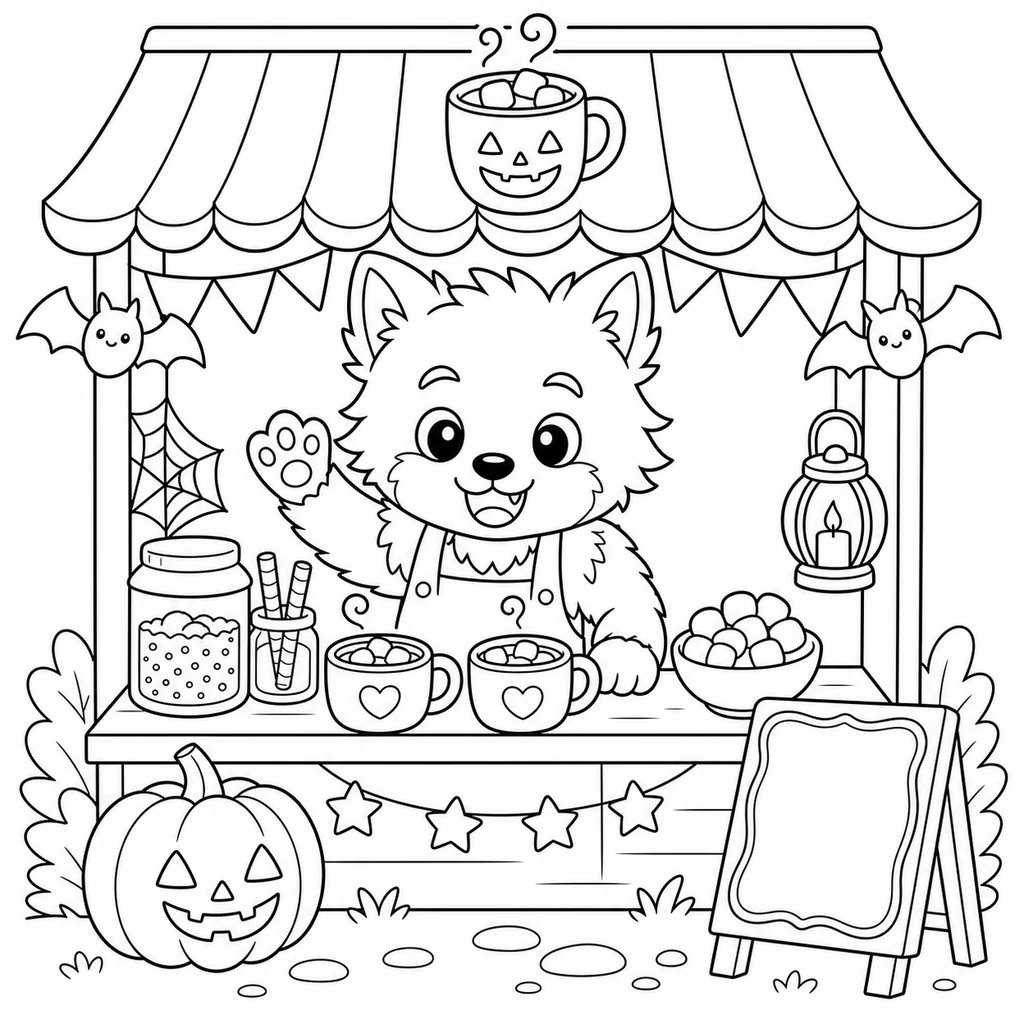 Disegno di Halloween 10 da colorare