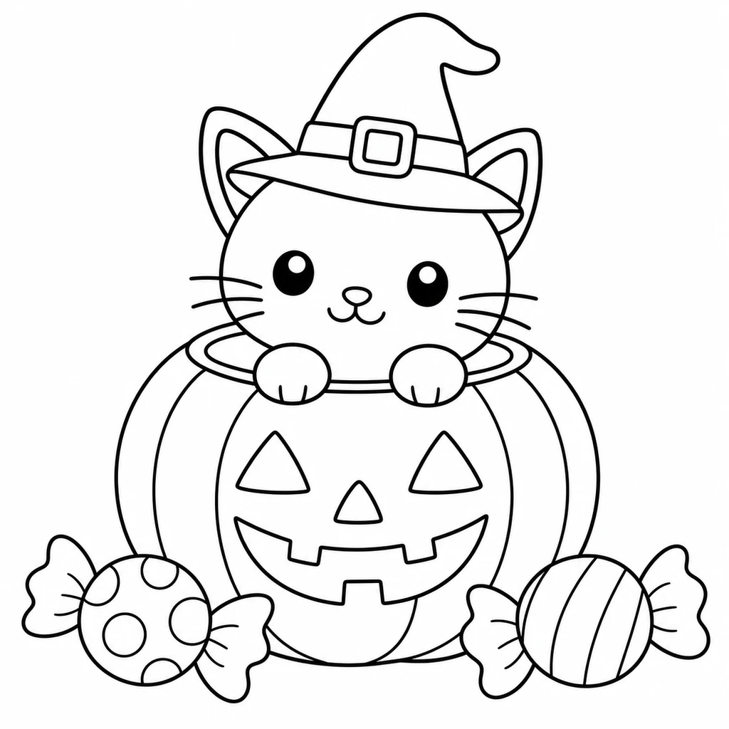 Disegno di Halloween 11 da colorare
