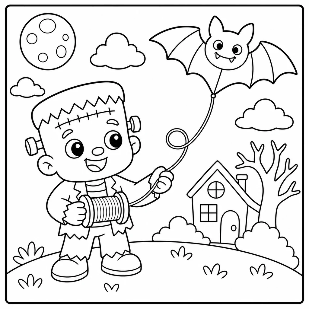 Disegno di Halloween 31 da colorare
