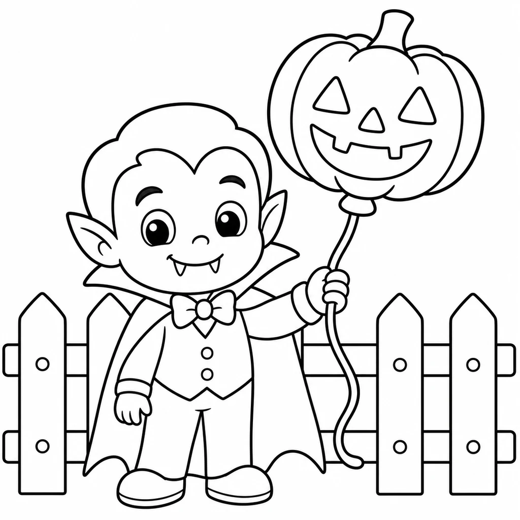 Disegno di Halloween 35 da colorare