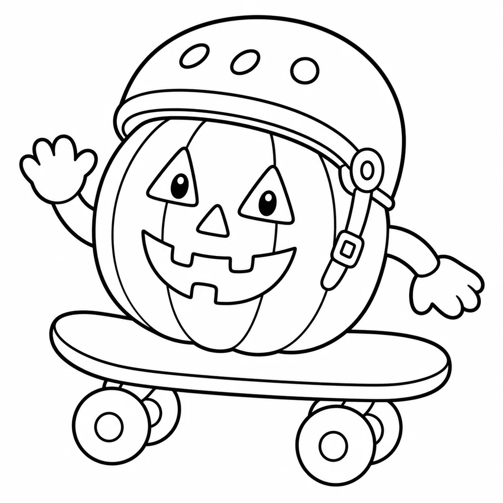 Disegno di Halloween 36 da colorare