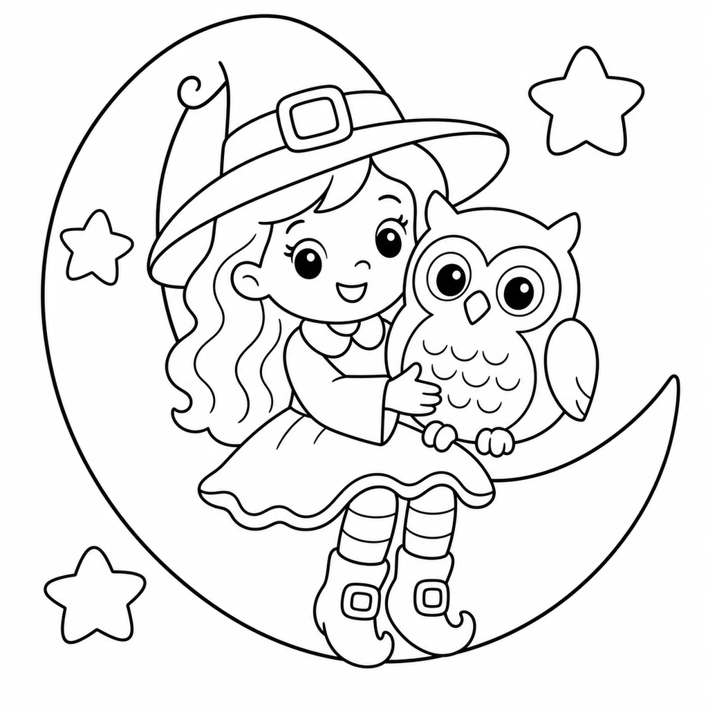 Disegno di Halloween 41 da colorare