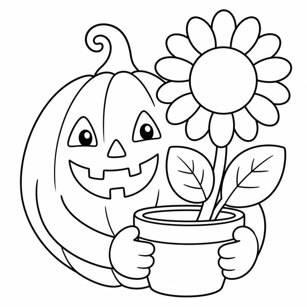 Disegno di Halloween 48 da colorare