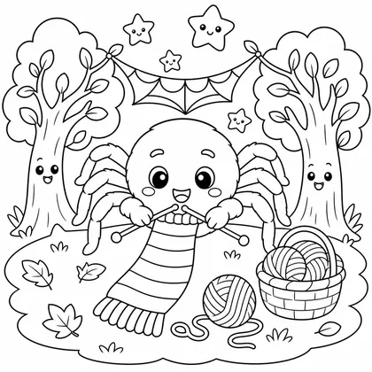Dibujo de casa calabaza con fantasma para colorear