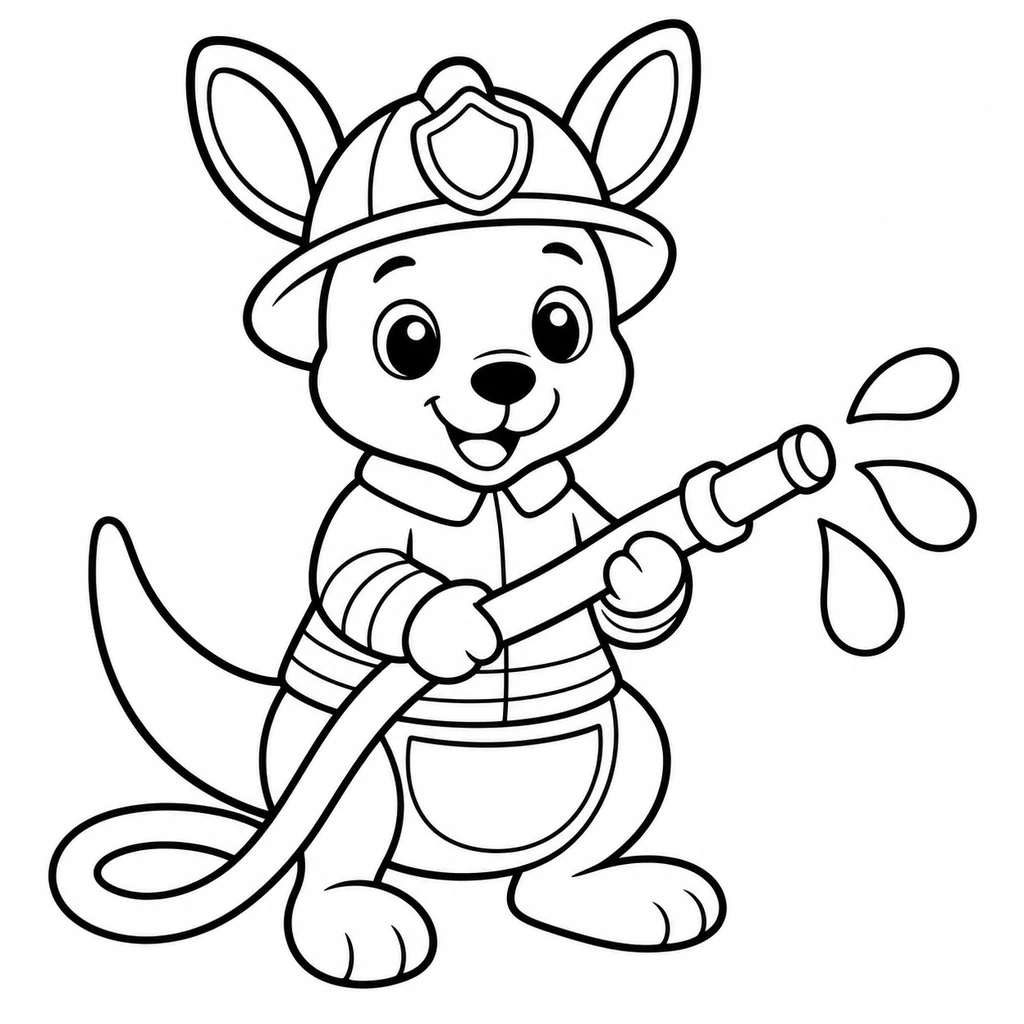 kanguru boyama resmi 1