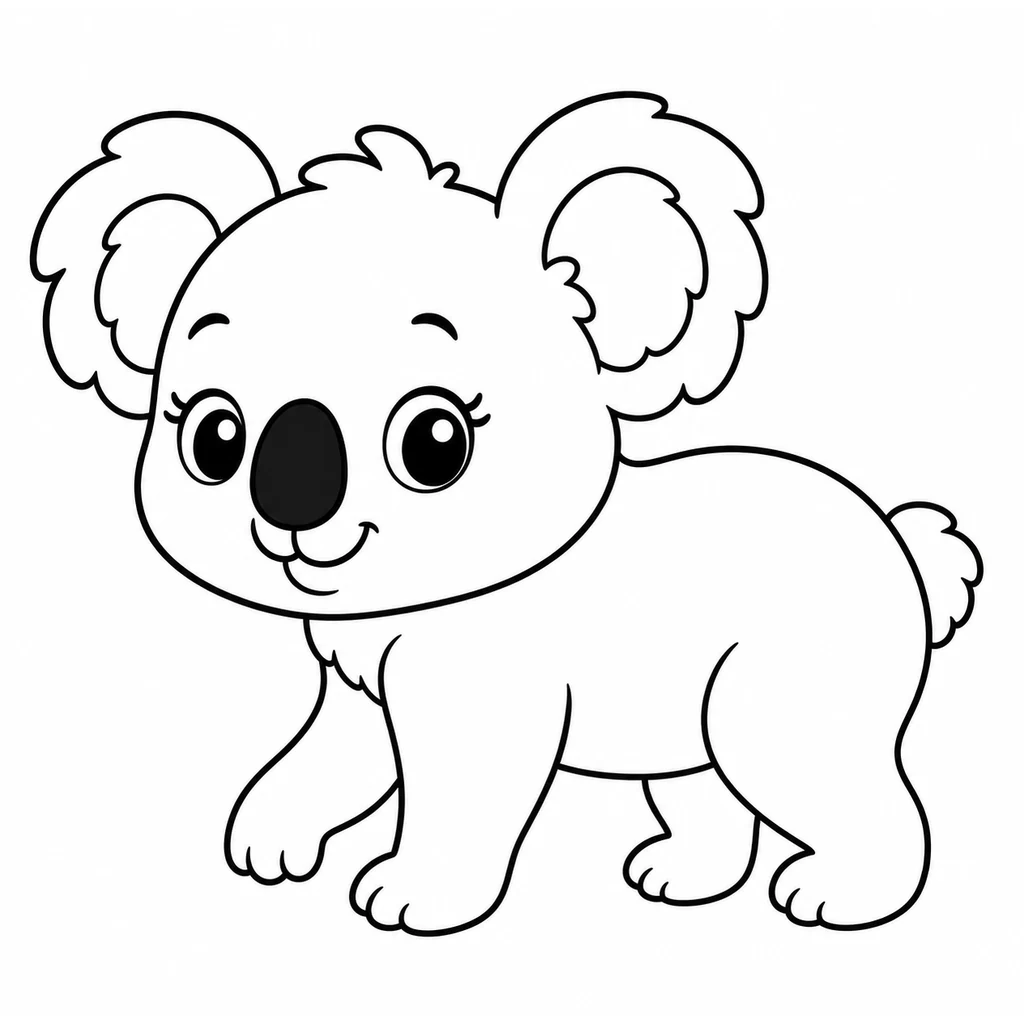 Coloriages de koalas