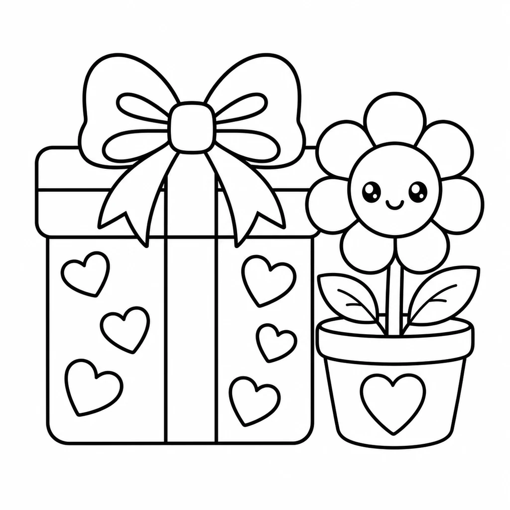 Coloriage : Fête des Mères n°16