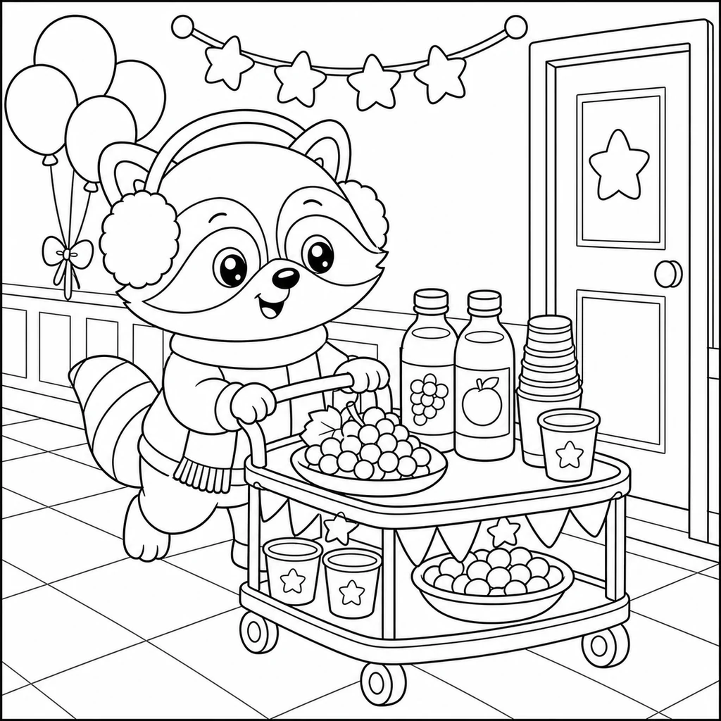 Coloriage : Nouvel An n°1
