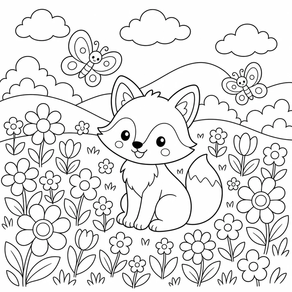 Disegno di arcobaleno 2 da colorare