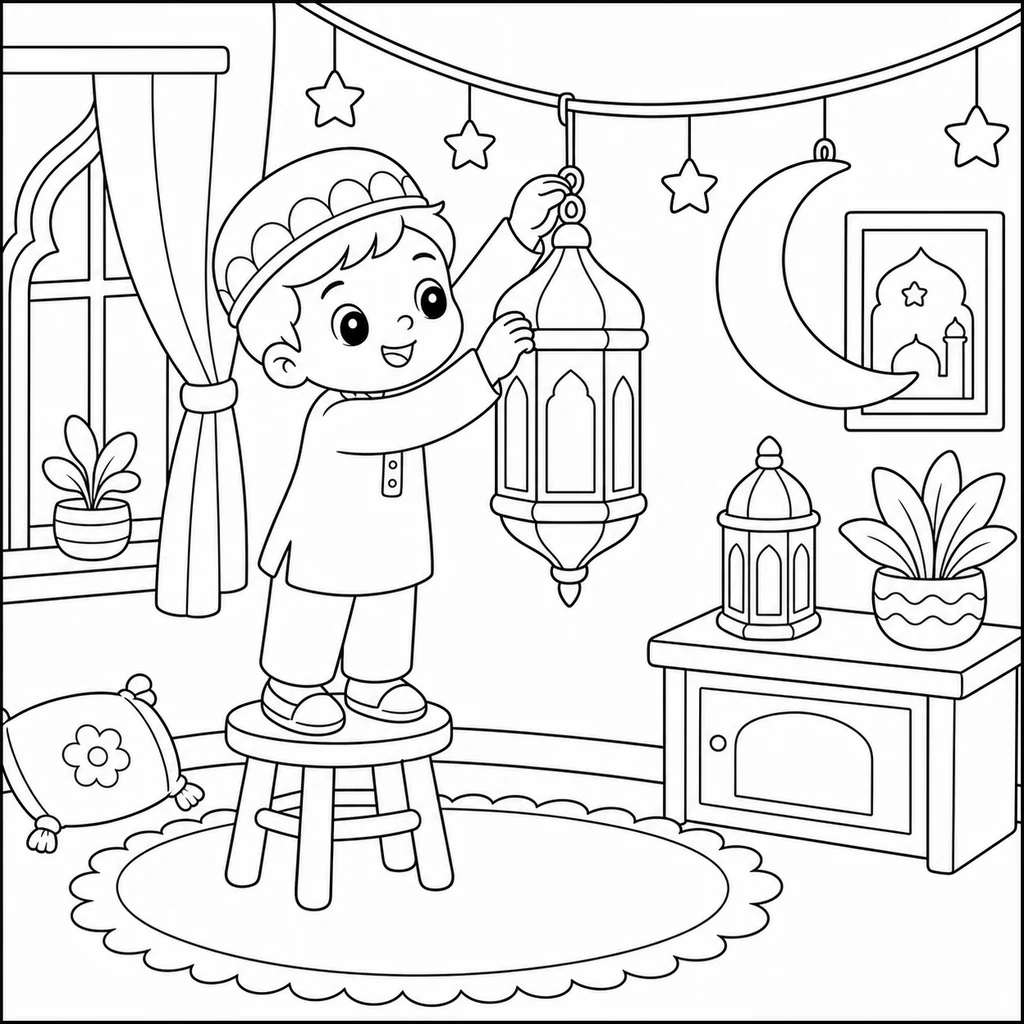 Disegno di Ramadan 1 da colorare