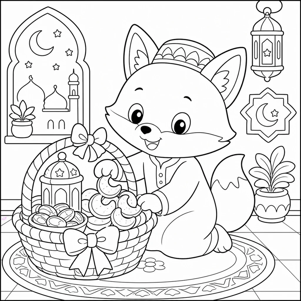 Disegno di Ramadan 10 da colorare