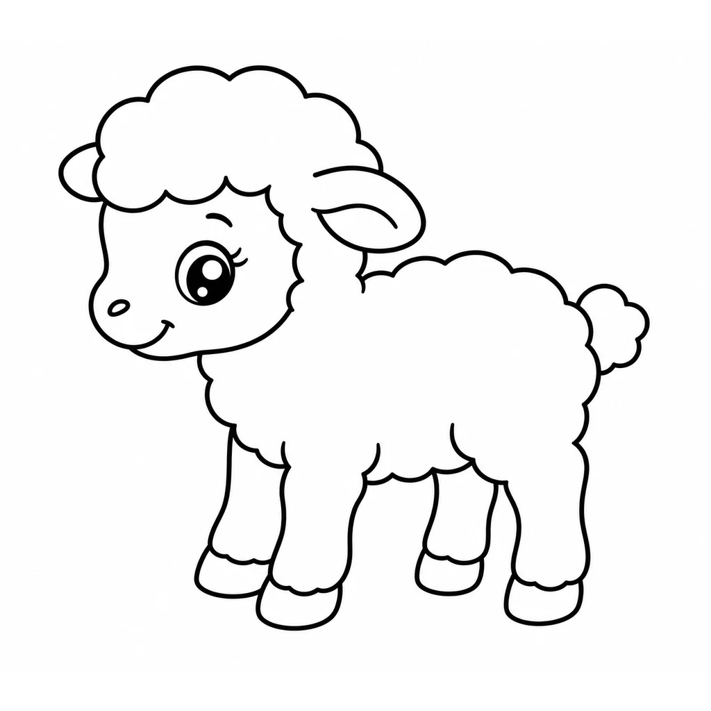 Coloriages de moutons