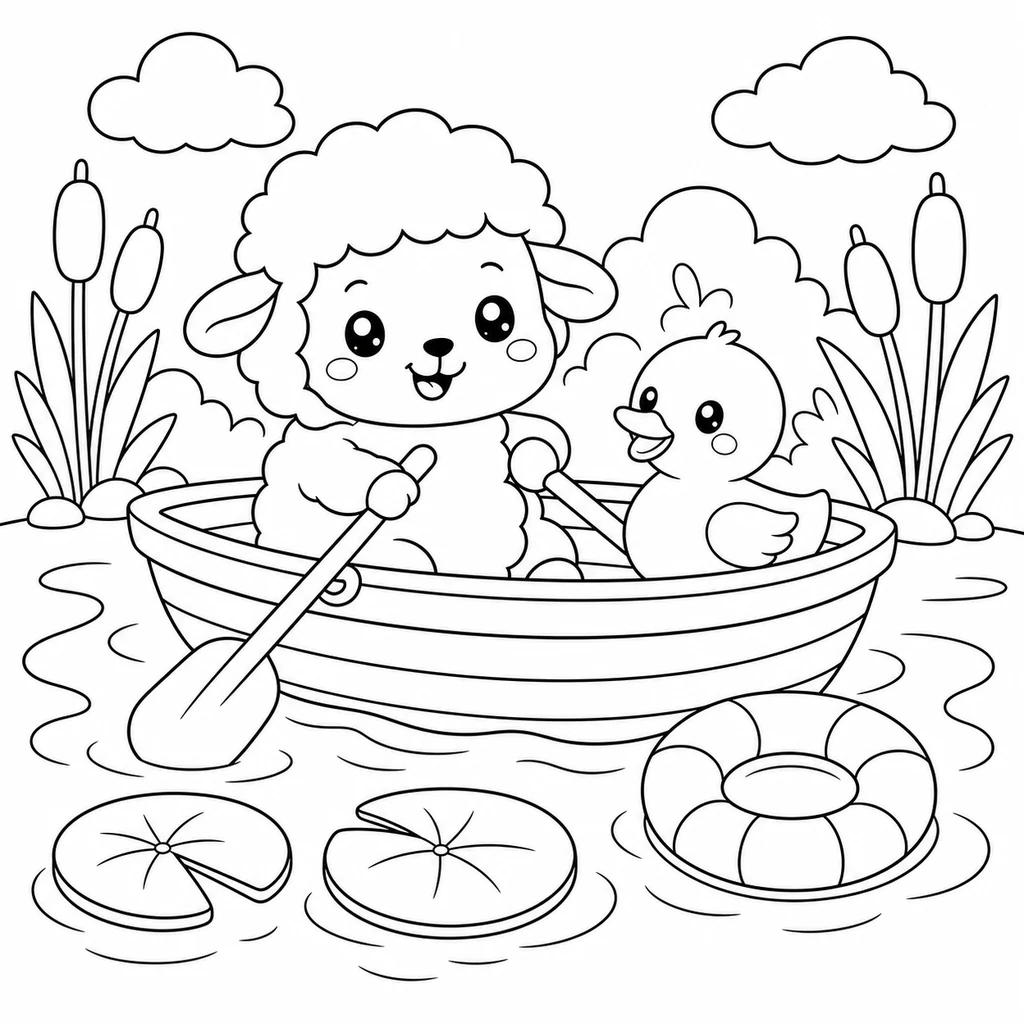 Disegno di Pecora 11 da colorare