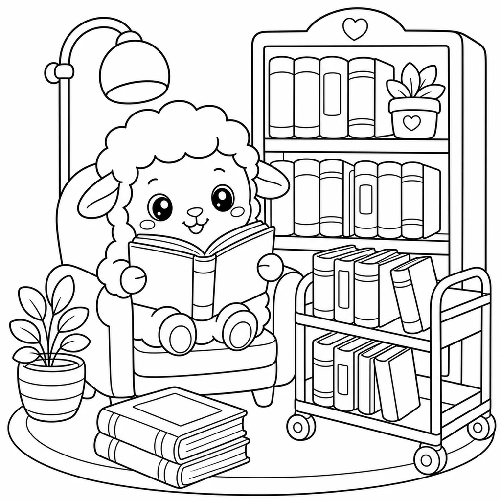 Disegno di Pecora 13 da colorare