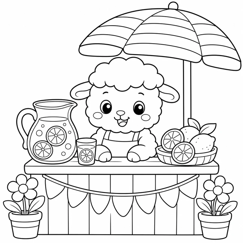 Disegno di Pecora 14 da colorare